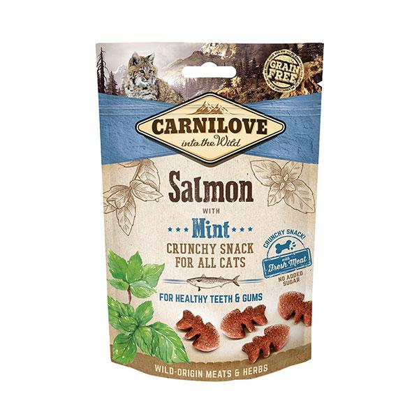 Carnilove Salmon/Mint Cat Treats 50g Cat Treats Carnilove 