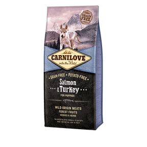 Carnilove Salmon & Turkey Puppy 1.5kg Dry Dog Food Carnilove 