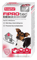 Beaphar Fiprotec Combo Sml Dog x3 Pipett Dog Treatments Beaphar 