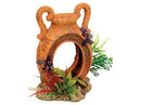 Pot with Airstone and Plants Ornament Fish Ornaments AquaSpectra 