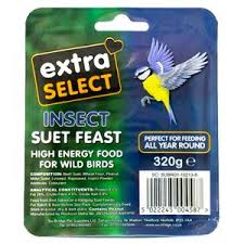 Extra Select Insect Suet Block 320g Outdoor Food Extra Select 