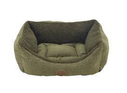 30" Cambridge Tweed Rectangle Bed Dog Beds Snug & Cosy 