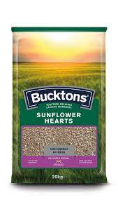 Bucktons Sunflower Hearts 20kg Outdoor Food Bucktons 