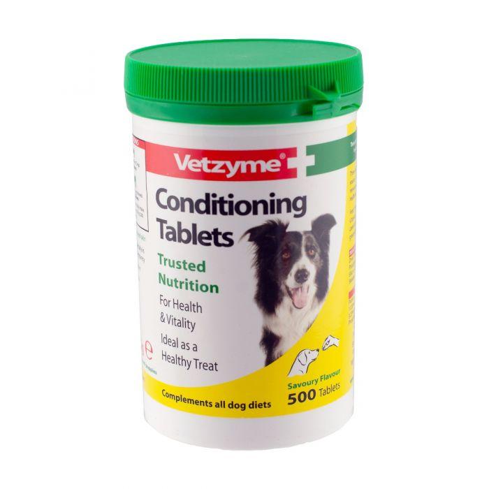Vetzyme Conditioning Tablets 500 Dog Treatments Vetzyme 