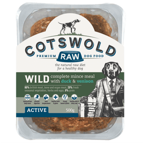 Cotswold Wild Mince Duck/Venison 1kg Raw Dog Food Cotswold Raw 