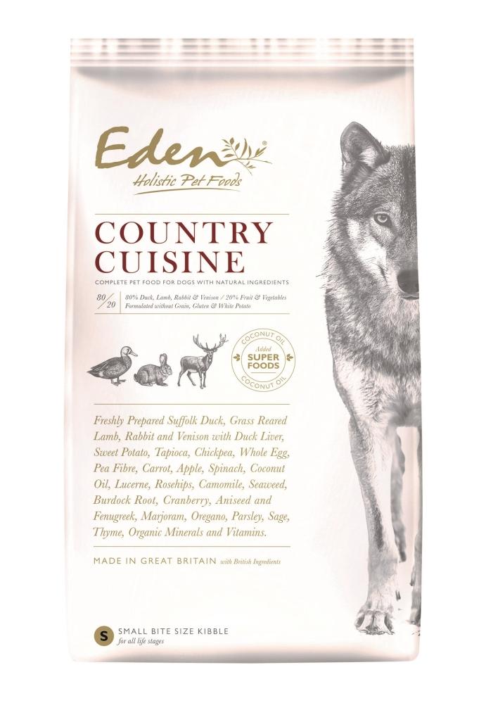 Eden Country Cuisine Small Kibble 2kg Dry Dog Food Eden 