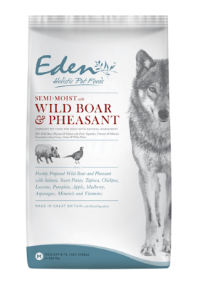 Eden Semi Moist Wild Boar/Pheasant 2kg Dry Dog Food Eden 