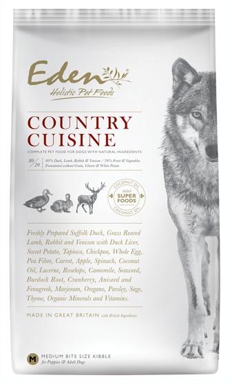 Eden Country Cuisine 2kg Medium Kibble Dog Food Eden 