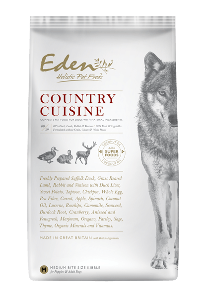 Eden Country Cuisine 6kg Medium Kibble Dry Dog Food Eden 