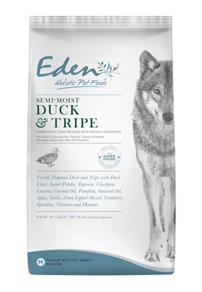 Eden Semi Moist Duck & Tripe 2kg Dog Food Eden 