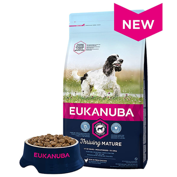 Eukanuba Mature Medium Breed 2kg Dog Food Eukanuba 