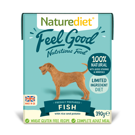 NatureDiet FeelGood Fish 390g Wet Dog Food Naturediet 