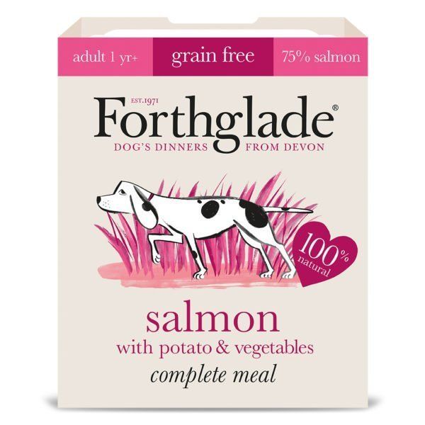 Forthglade Grain Free Salmon 395g Wet Dog Food Forthglade 