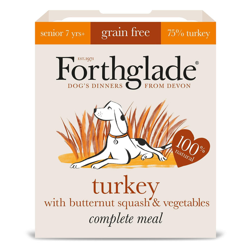 Forthglade GF Senior Turkey 395g Wet Dog Food Forthglade 