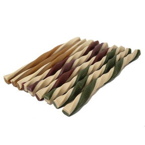 Fruit Straws - Mixed Flavours 14cm Dog Treats Miro & Makauri 