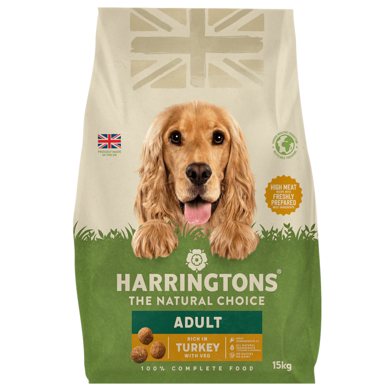 Harringtons Working Turkey 15kg Dry Dog Food Harringtons 