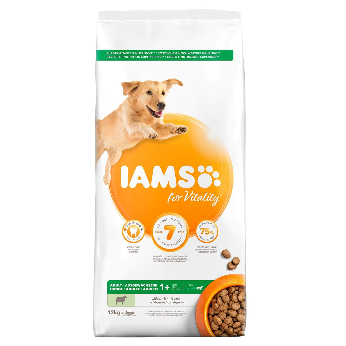 Iams Adult Large Breed 12kg Dog Food Iams 