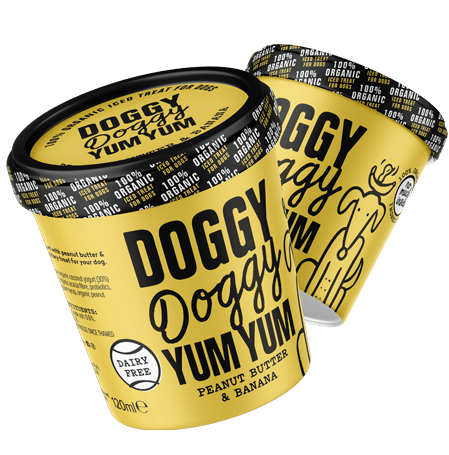Doggy Doggy Yum Yum Iced Treat Peanut Butter & Banana Dog Treats Doggy Doggy Yum Yum 