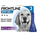 Frontline Spot On Large Dog 3 Pack Dog Treatments Frontline 