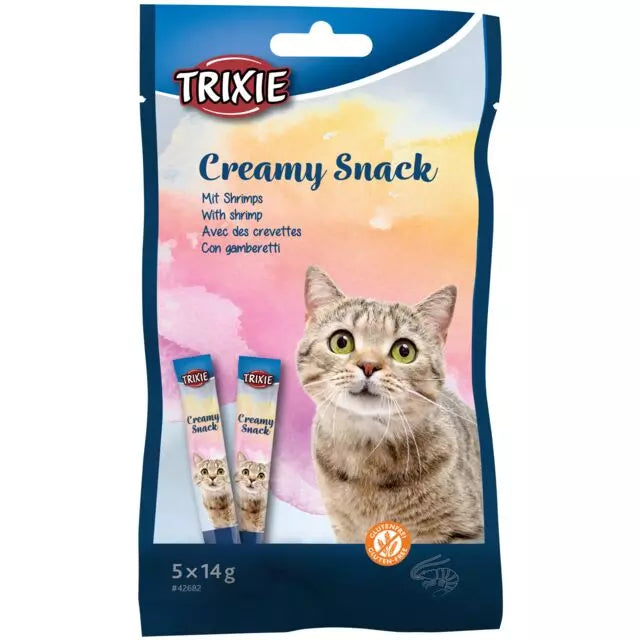Trixie Creamy Cat Snack Shrimp 5x14g Trixie 