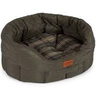 Ancol Heritage Green Quilted Bed 52cm Dog Beds Ancol 