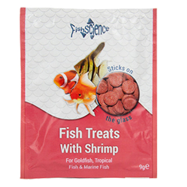 Fish Science Treats With Shrimp 9g Fish Foods Fish Science 