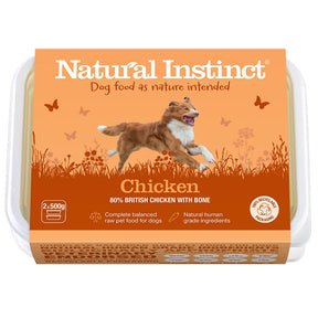 NI Natural Chicken 2x500g Raw Dog Food Natural Instinct 