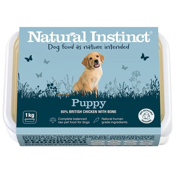 Natural Instinct 1KG Natural Puppy Raw Dog Food Natural Instinct 
