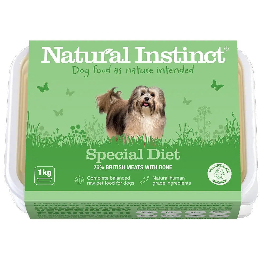 Natural Instinct Special Diet 1kg Raw Dog Food Natural Instinct 