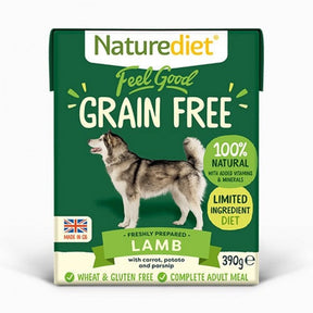 Naturediet Grain Free Lamb 390g Wet Dog Food Naturediet 