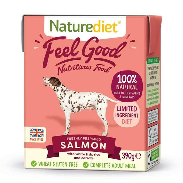 Naturediet Feel Good Salmon 390g Wet Dog Food Naturediet 