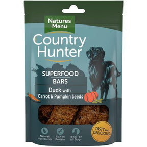 NM CH Superfood Bars Duck 100g Dog Treats Natures Menu 