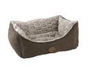 S&C Novara Brown Bed 25" Dog Beds Snug & Cosy 