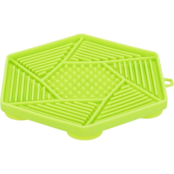 Lick'n'Snack Mat with Suction Pad, 17 cm Green Trixie 