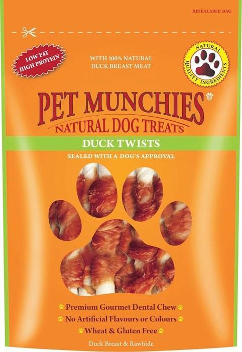 Pet Munchies Duck Twists 80g Dog Treats Pet Munchies 