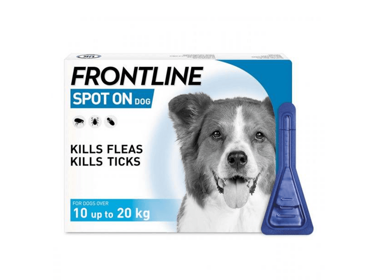 Frontline Single Dose Medium Dog 10 - 20kg Dog Treatments Frontline 