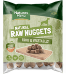 NM Fruit & Vegetable Nuggets Raw Dog Food Natures Menu 