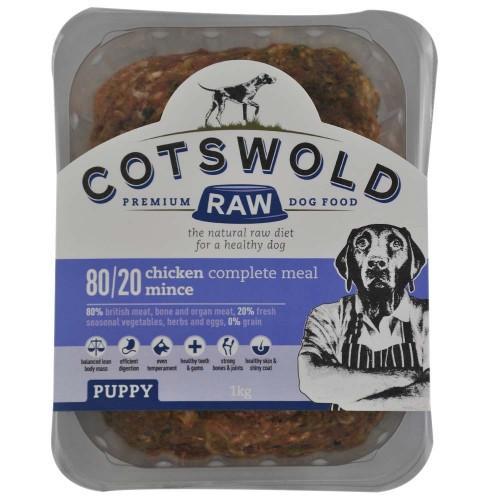 Cotswold Puppy Chicken Mince 1KG Raw Dog Food Cotswold Raw 