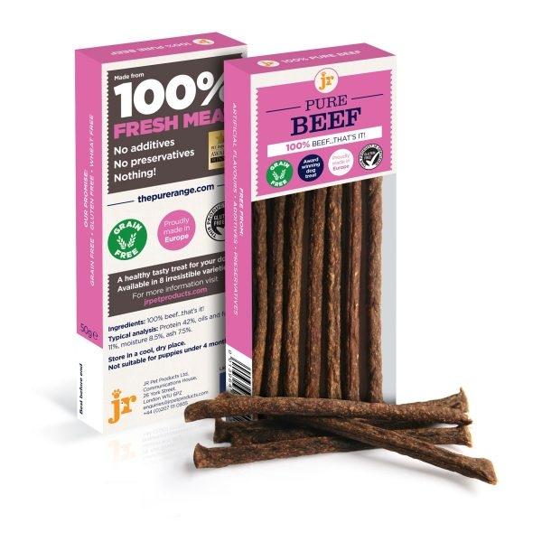 JR Pure Beef Sticks 50g Dog Treats JR Pet Products 