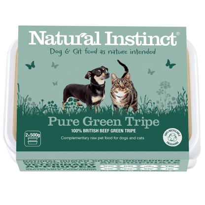 Natural Instinct Pure Green Tripe 2x500g Raw Dog Food Natural Instinct 