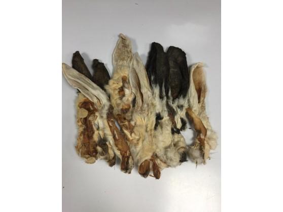 DAF Raw Rabbit Ears 10pc Raw Dog Food Durham Animal Feeds 