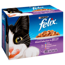 Felix Mixed Selection in Jelly 12 Pouch Wet Cat Food Felix 