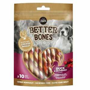 Zeus Bones Duck/Cranberry Twists 114g Dog Treats Zeus 
