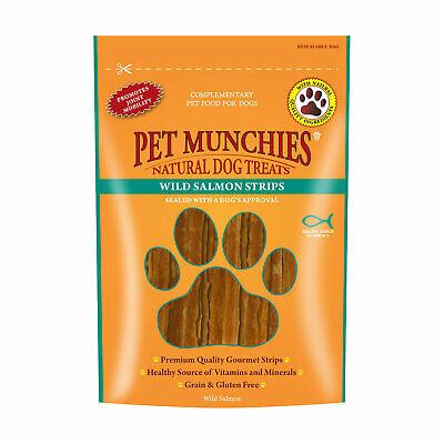 Pet Munchies Salmon Strips 80G Dog Treats Pet Munchies 