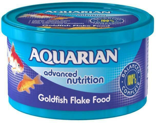Aquarian Goldfish Flake 25g Fish Foods Aquarian 