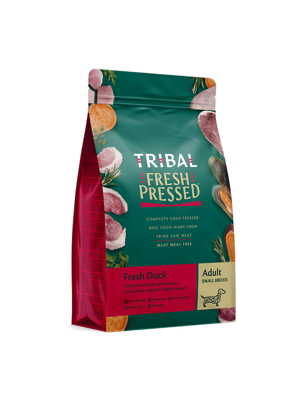 Tribal Cold Pressed Small Breed Duck 1.5kg Dry Dog Food Tribal 