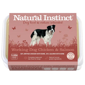 Natural Instinct Working Salmon 2x500G Raw Dog Food Natural Instinct 